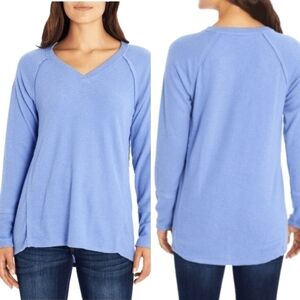 Wildfox Haley Brushed Thermal Sweater in Purple Orchid Size Small NWT